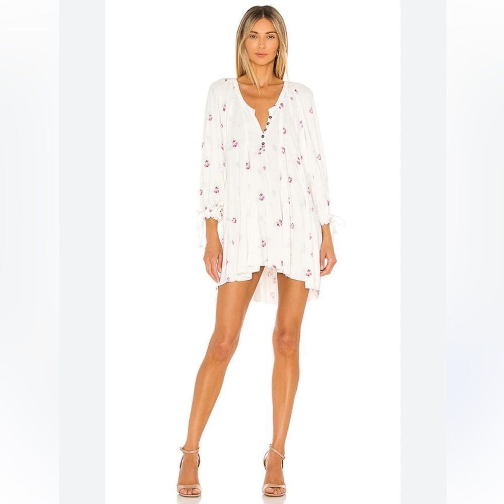 We The Free White Floral Dress